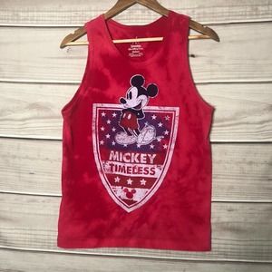 ⭐️ $5 SALE Disney Mickey Timeless bleach dye shirt  tank top Disney Parks
